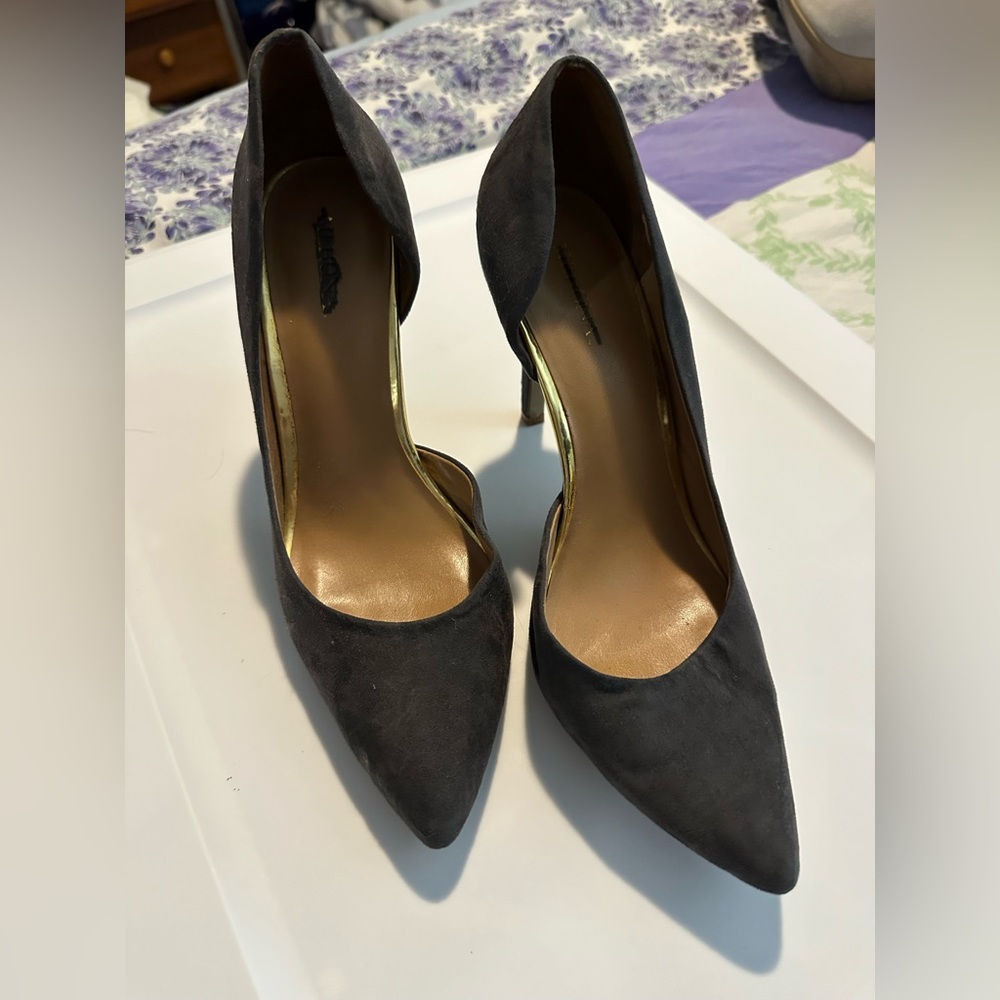 Dark gray heels